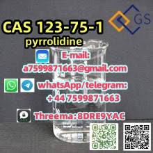 Paveiksliukas High-Purity Pyrrolidine (CAS 123-75-1) for Organic Synthesis and Research Use, ≥99% Purity